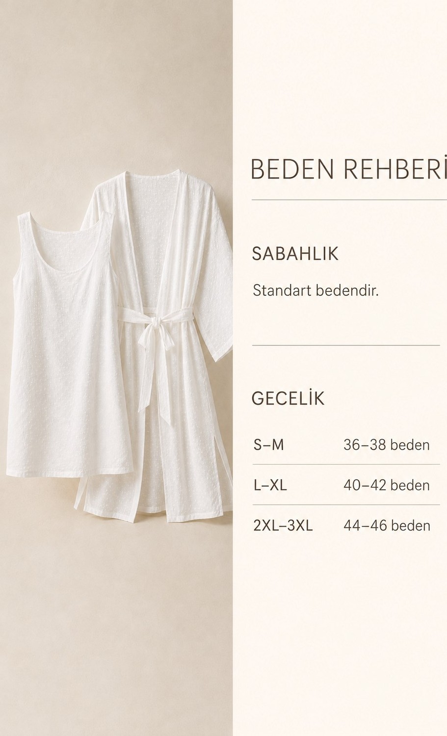 Enhitbaby Udenya Liva Dokulu Gecelik ve Sabahlık Takımı görsel 4