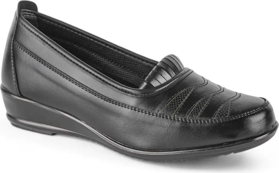 Ern Shoes Kadın Tam Ortopedik Anne Ayakkabısı Siyah Renk ile Rahat Adımlar Sunar görsel 6