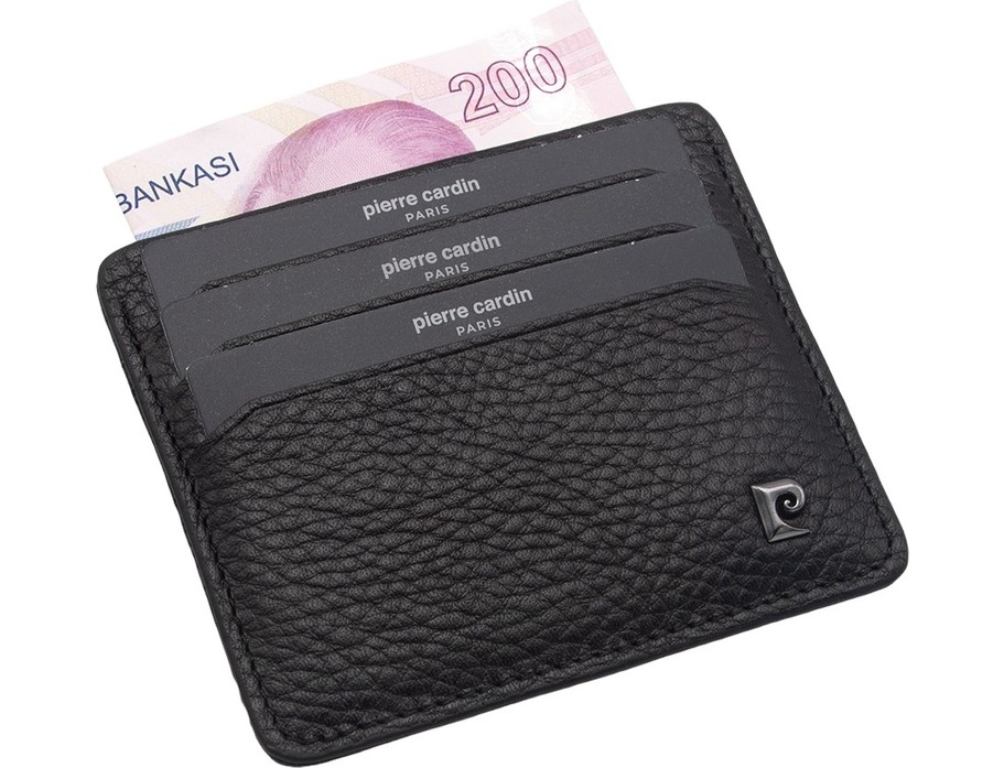 Pierre Cardin Kahve Floater Unisex Deri Kartlık 046A42 görsel 6