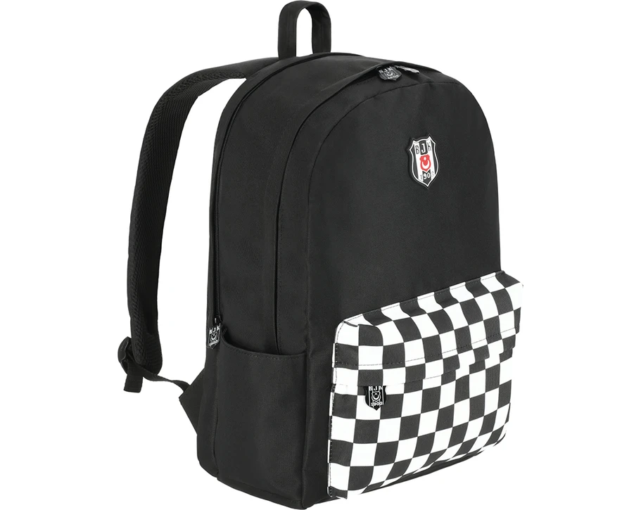 Resim Beşiktaş Dama Cep Desenli Sırt Çantası 