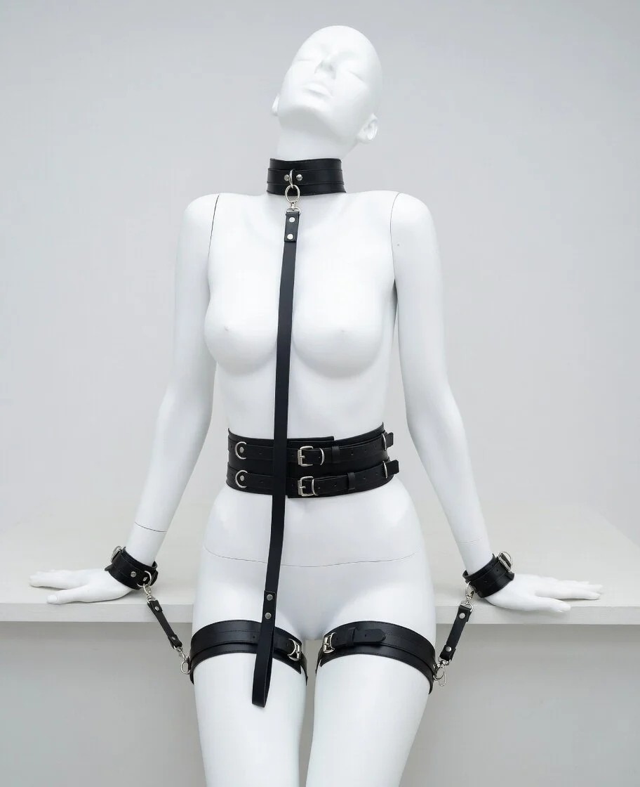 Luna Vanessa Body Deri Fantezi Kostüm -2116-AYS-FKO-XS