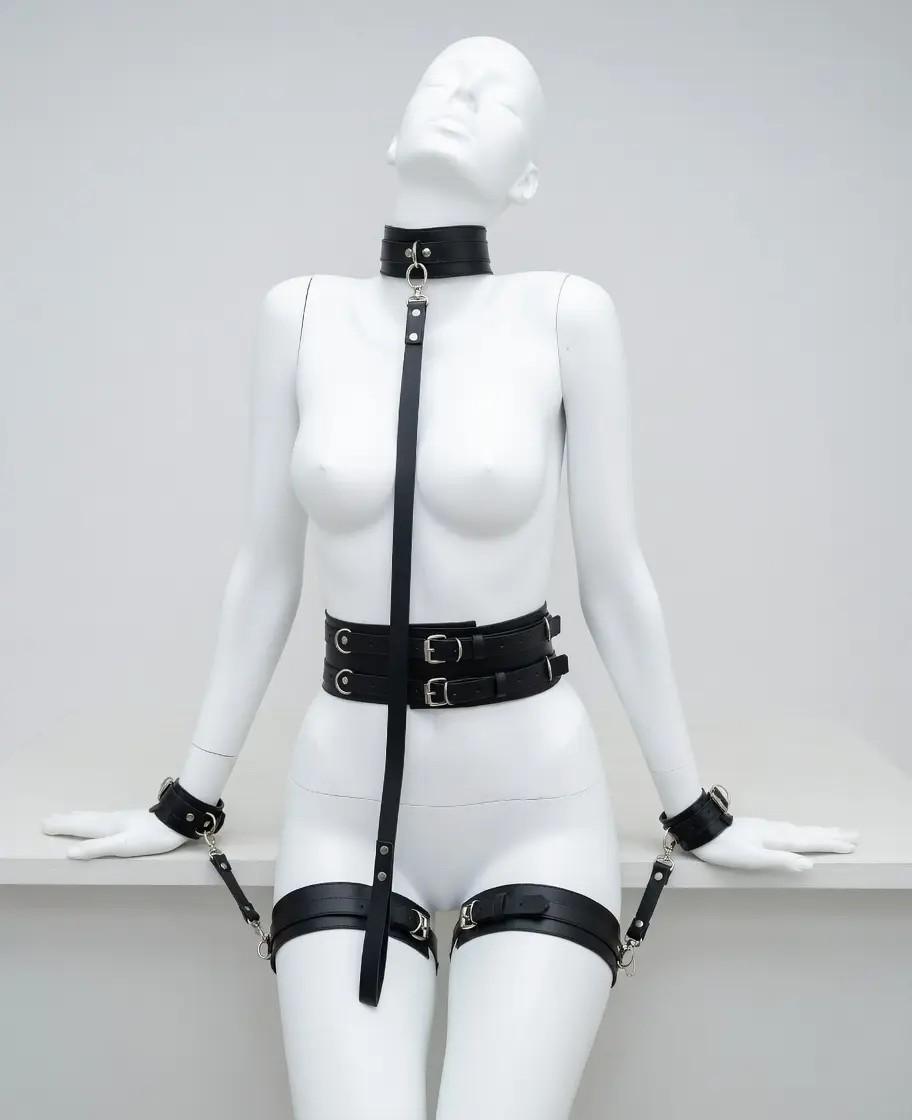 Luna Vanessa Sevgililer Günü Body Deri Fantezi Giyim -2116-SVGI-FG-XL