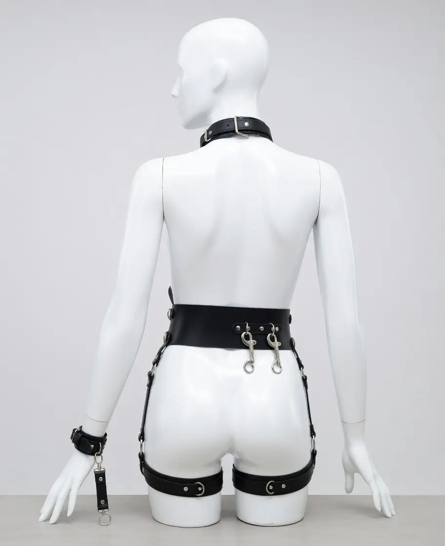 Luna Vanessa Sevgililer Günü Body Deri Fantezi Giyim -2116-SVGI-FG-XL görsel 4