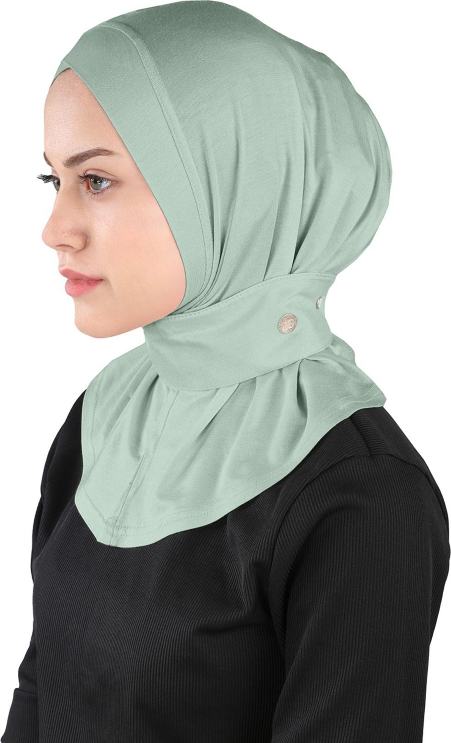 Ecardin Bone Ecardin Viskon Fular Çapraz Şal - St 329 Çağla Yeşil görsel 2
