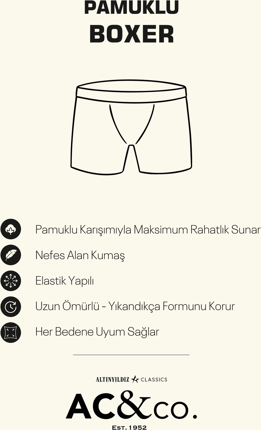Altınyıldız Classics Erkek Premium Pamuklu Siyah-antrasit Esnek 3'lü Boxer Paketi (Damat Bohçası) Çeyiz Seti görsel 2