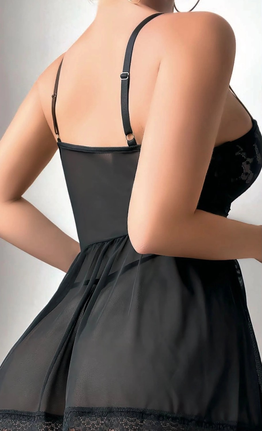 Elora Atelier Bağcık Detaylı Tül Etekli Jartiyer Set Takım görsel 2