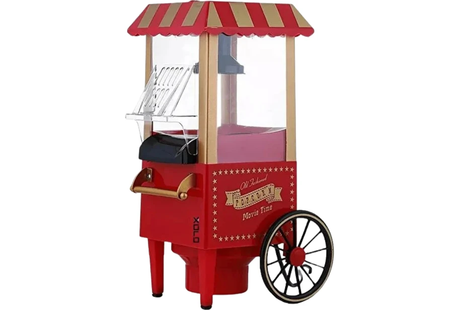 Resim Yağsız Popcorn Makinesi Sıcak Hava ile Hızlı Patlatma 