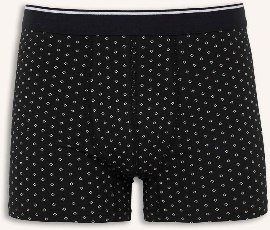 DeFacto Regular Fit Pamuklu Çizgili 3'lü Boxer H9428AX26AU görsel 2