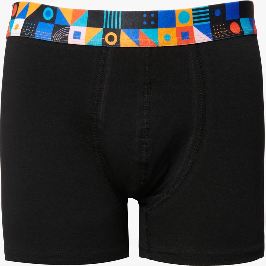 Altınyıldız Classics Erkek Premium Pamuklu Siyah 3'lü Özel Hediye Kutulu Esnek Boxer Paketi (Damat Bohçası) Çeyiz Seti görsel 4