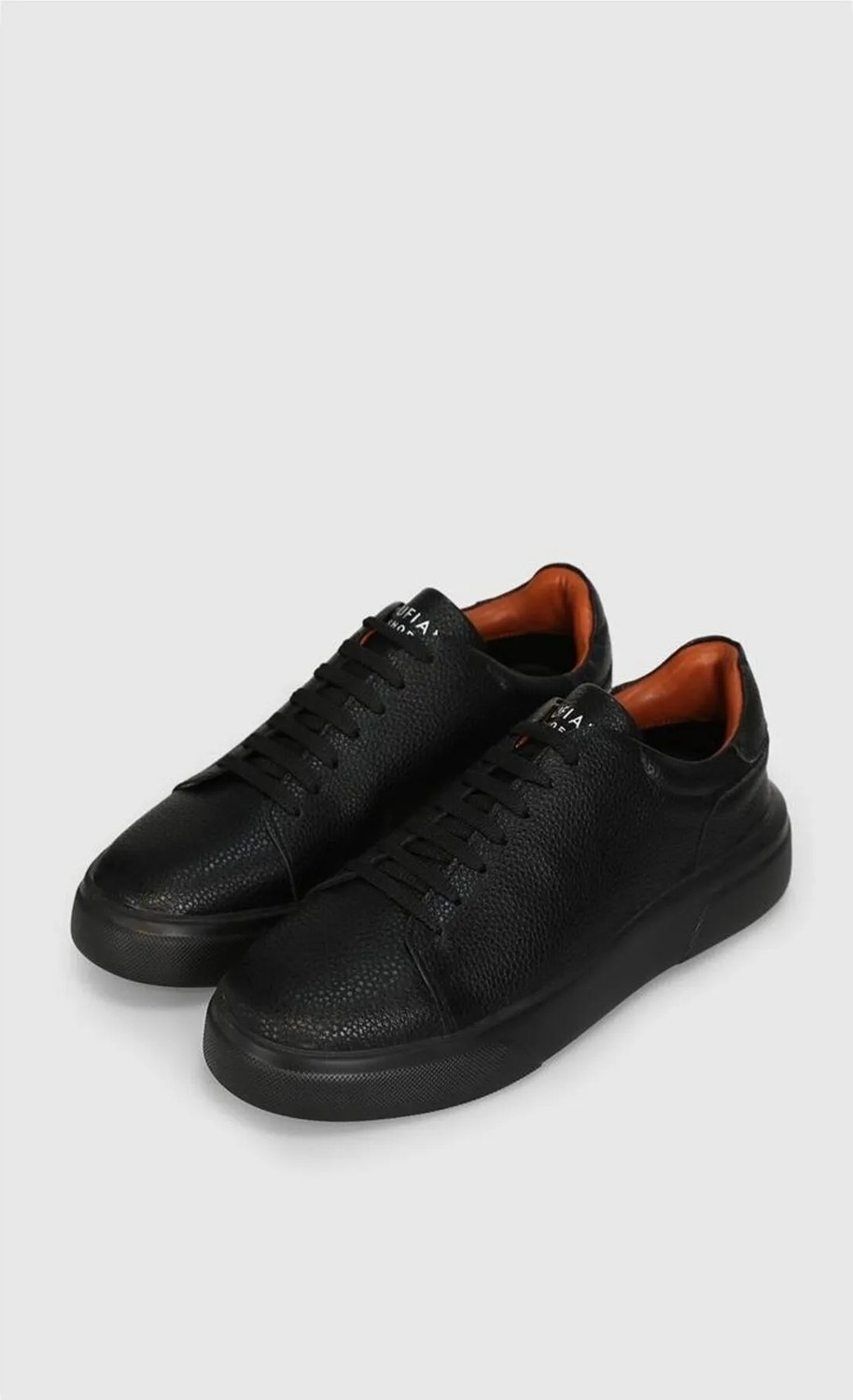 Lufian Tommy Erkek Deri Sneaker Ayakkabı Siyah görsel 8