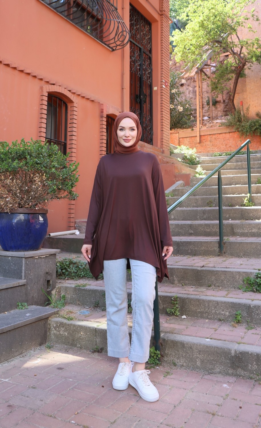 Nisum Moda Yanları Yırtmaçlı Salaş Tunik görsel 6