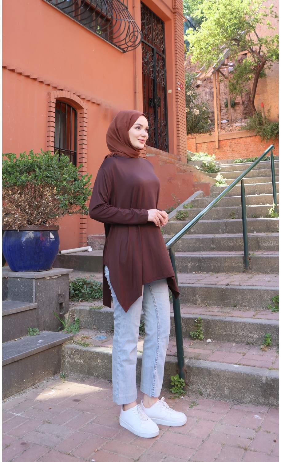 Nisum Moda Yanları Yırtmaçlı Salaş Tunik görsel 7