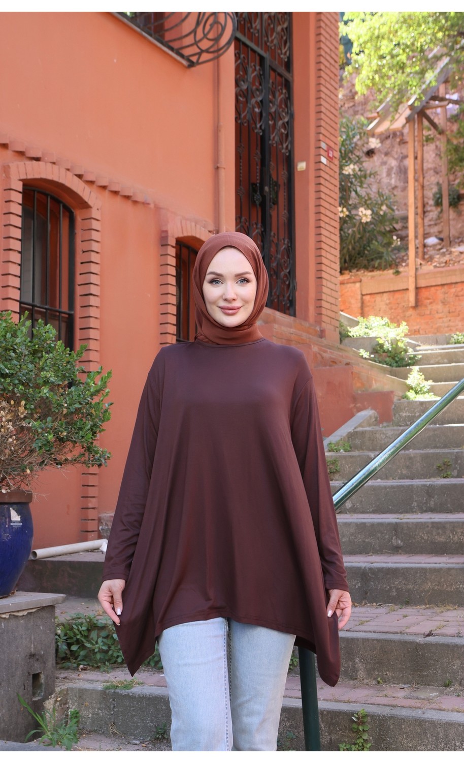 Nisum Moda Yanları Yırtmaçlı Salaş Tunik görsel 8
