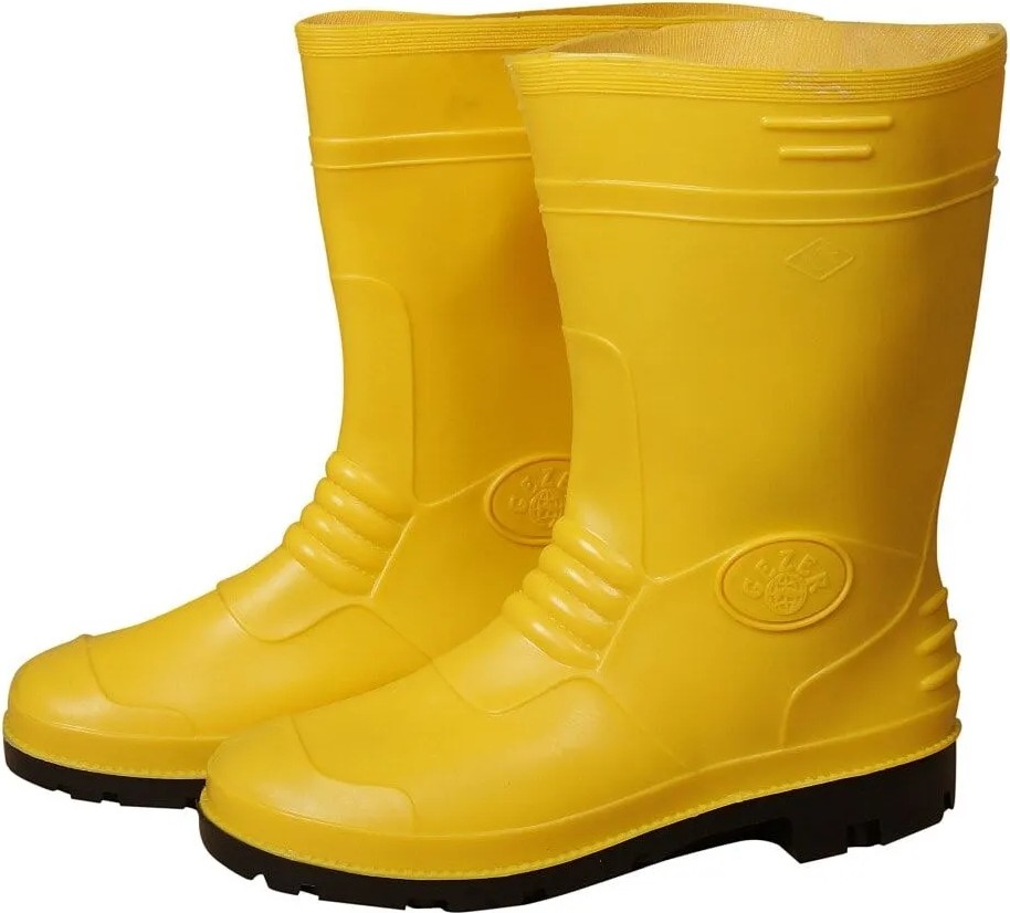 T Rain Erkekler İçin T Rain Sarı Yağmurluk Çizme Set, 2'li Su Geçirmez Set, Dayanıklı ve Hafif görsel 6
