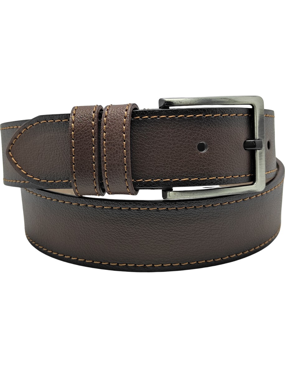 Genuıne Leather Eds Company Genuine Leather Company Eds Erkek Siyah Spor Kemer görsel 2