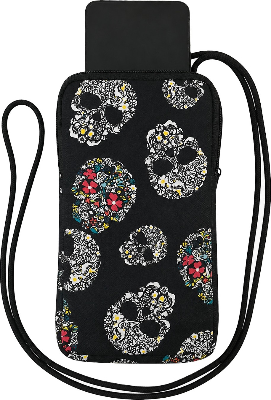 Wallery Bags Desenli Askılı Telefon Çantası, Cüzdan & Boyun Çantası