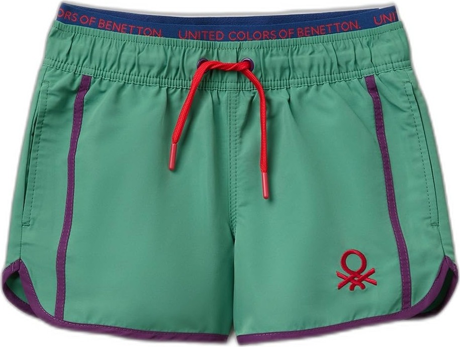 Die Grup United Colors Of Benetton Boxer Meer 5JD00X00W Boxer Şort, Çocuklar ve Erkekler Için, Yeşil., 120