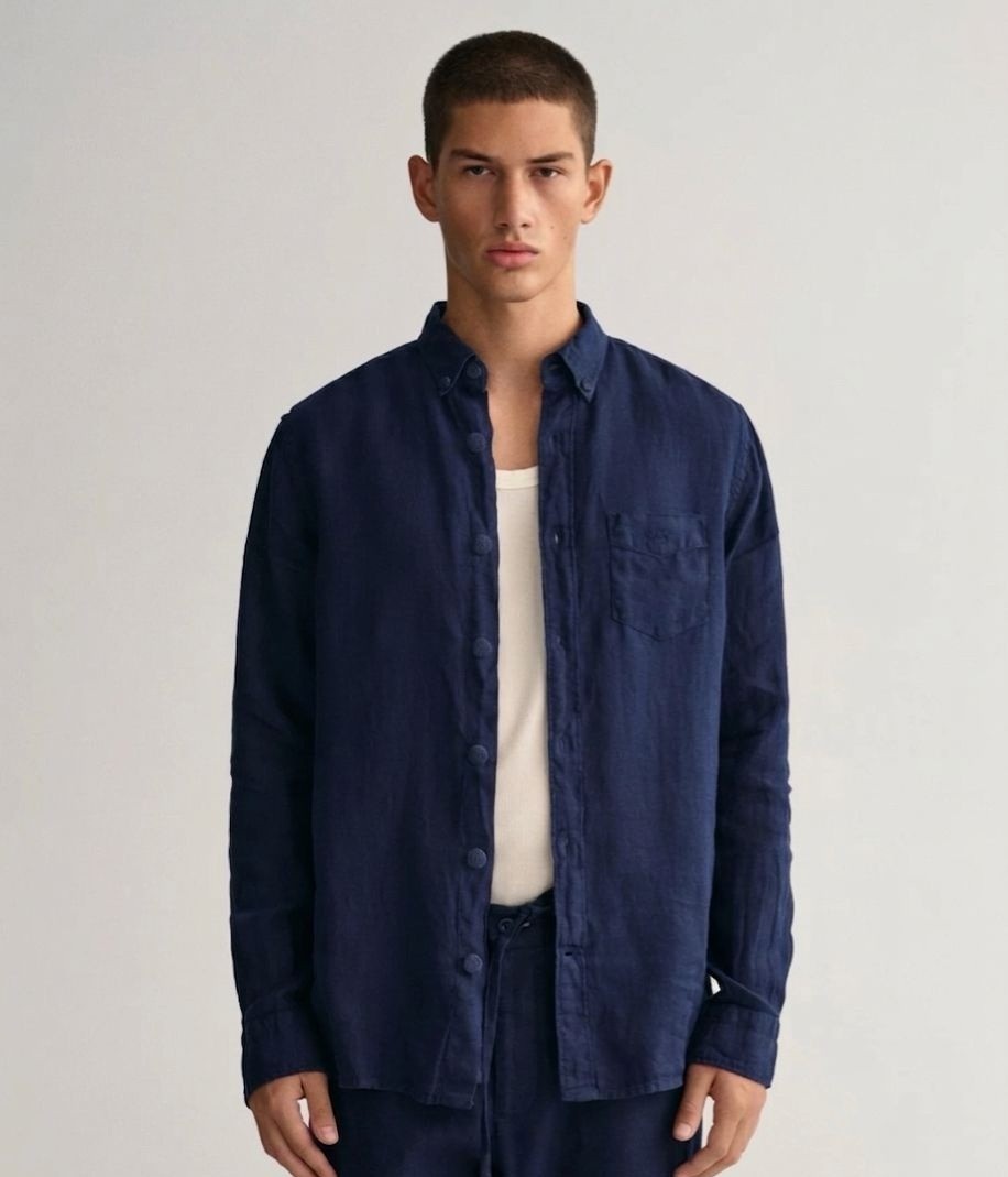 Gant Keten Slim Fit Gömlek