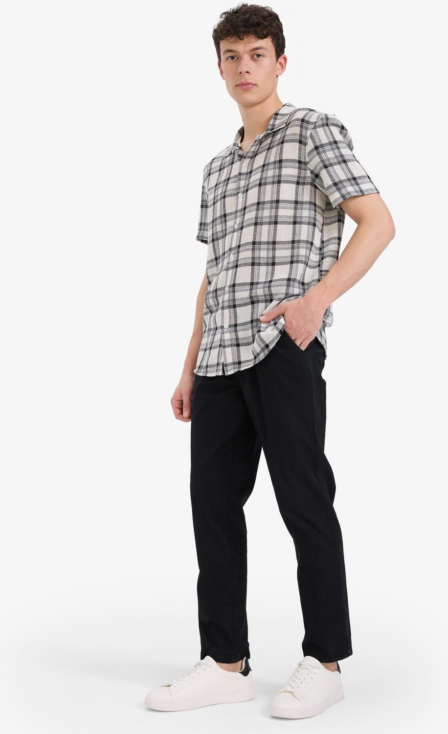 DeFacto %100 Pamuk Jogger Fit Beli Lastikli Dar Paça Cepli Pantolon Z6475AZ25AU