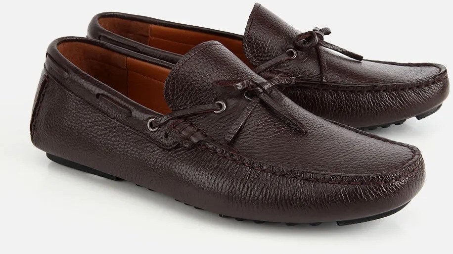 Hotiç Erkek Deri Kahverengi Fiyonk Detaylı Günlük Loafer görsel 8