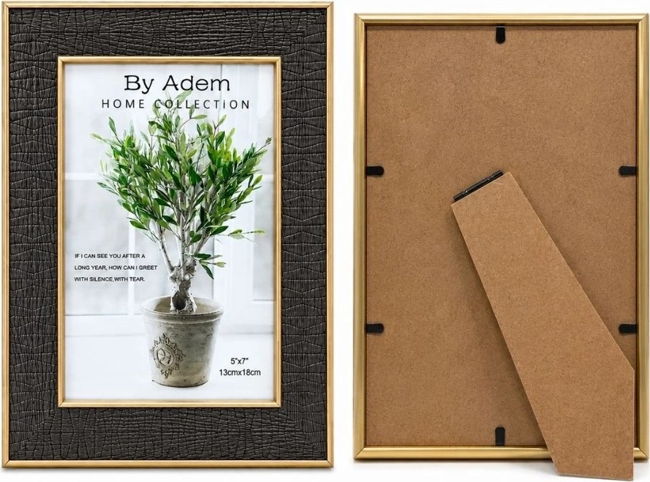 Akıllı Bayi By Adem 5x7 Kabartmalı Gold Çerçeve