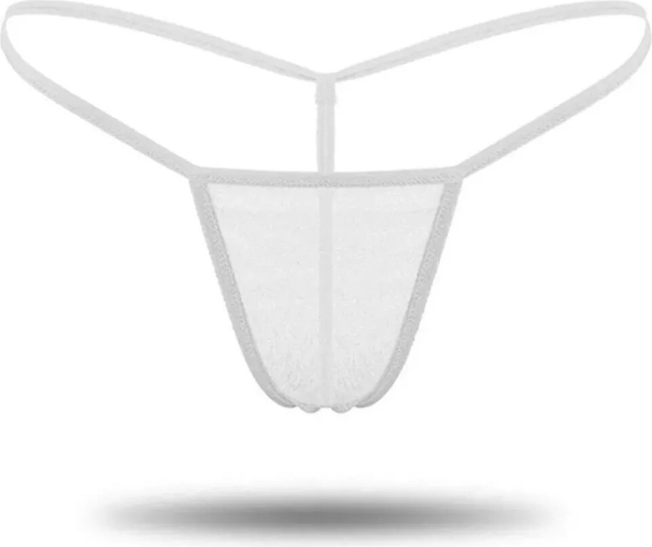 bebekokusu Tegan Büyük Beden Kadın 3'lü Transparan Tül String TG271304-B görsel 4