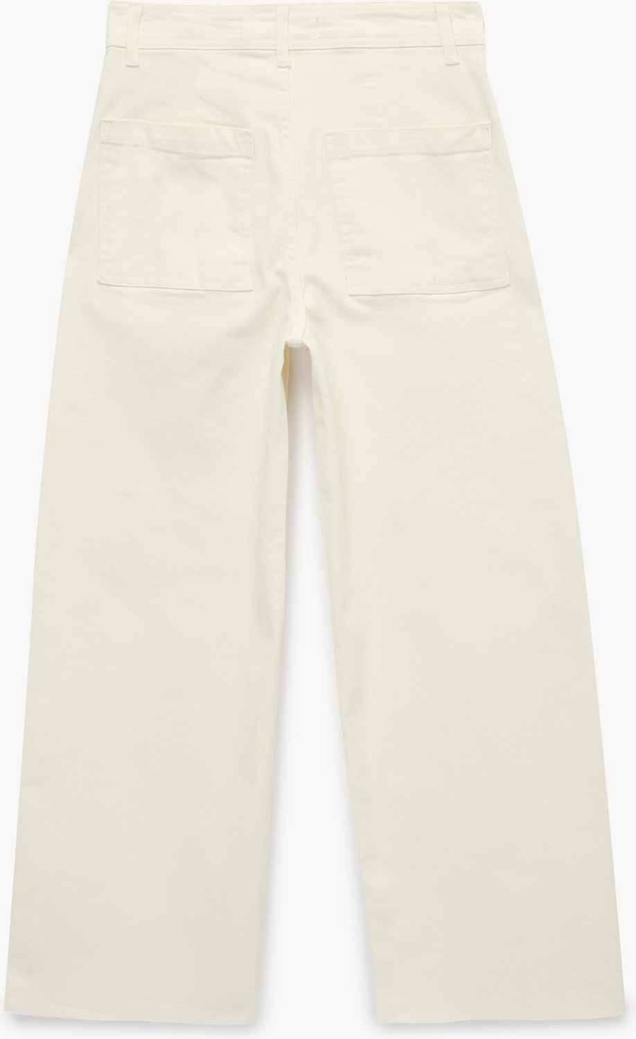 Koton Normal Bel Rahat Kalıp Kesik Paça Jean Pantolon - Culoette Jean görsel 6