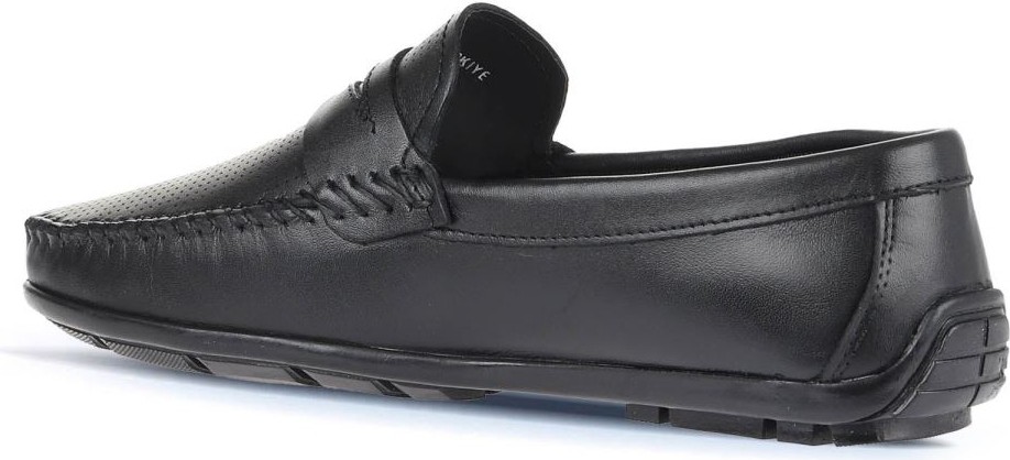 Bueno Shoes Siyah Deri Erkek Loafer 21MA216 görsel 4