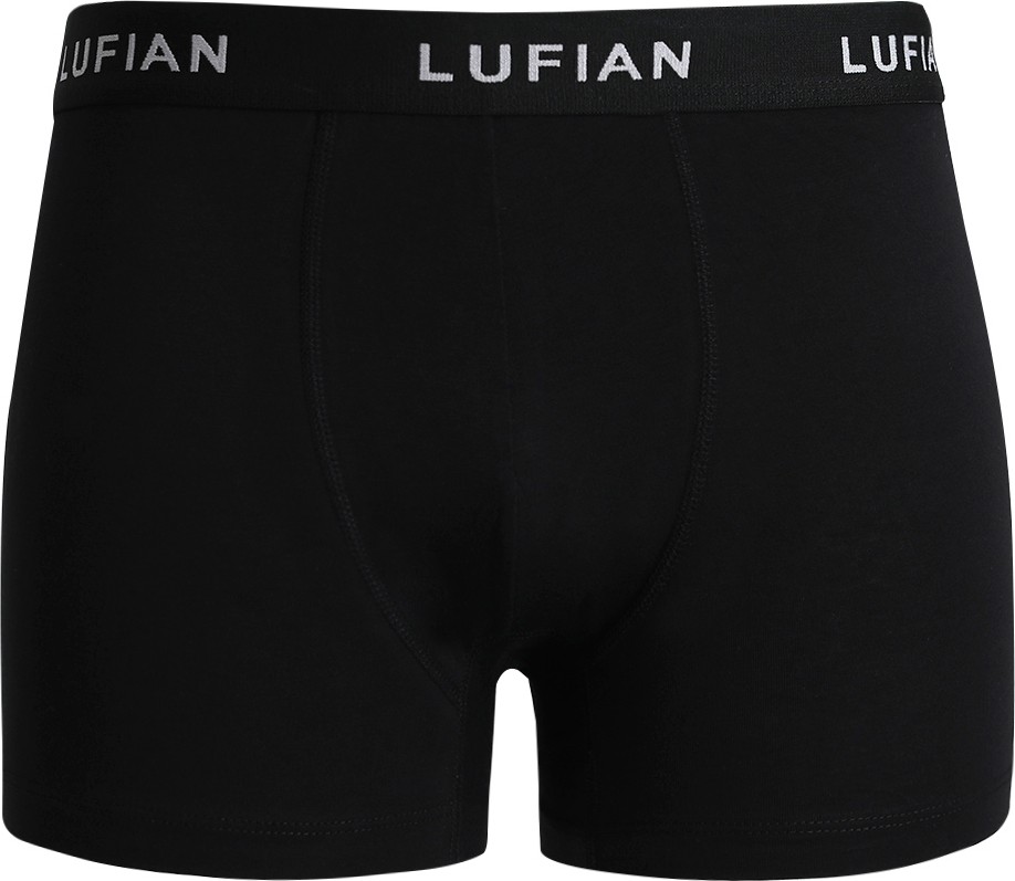 Lufian Dany Erkek Pamuklu Boxer Siyah