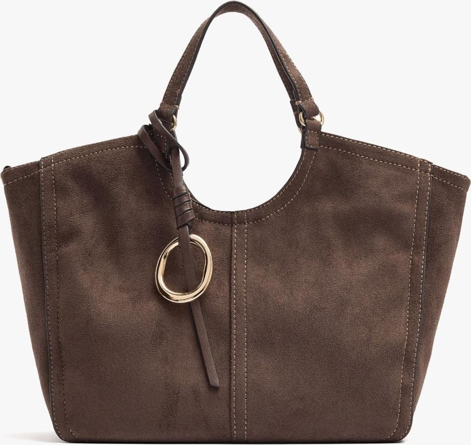 Parfois Kadın Deri Görünümlü Üst Dikişli Shopper Çanta M