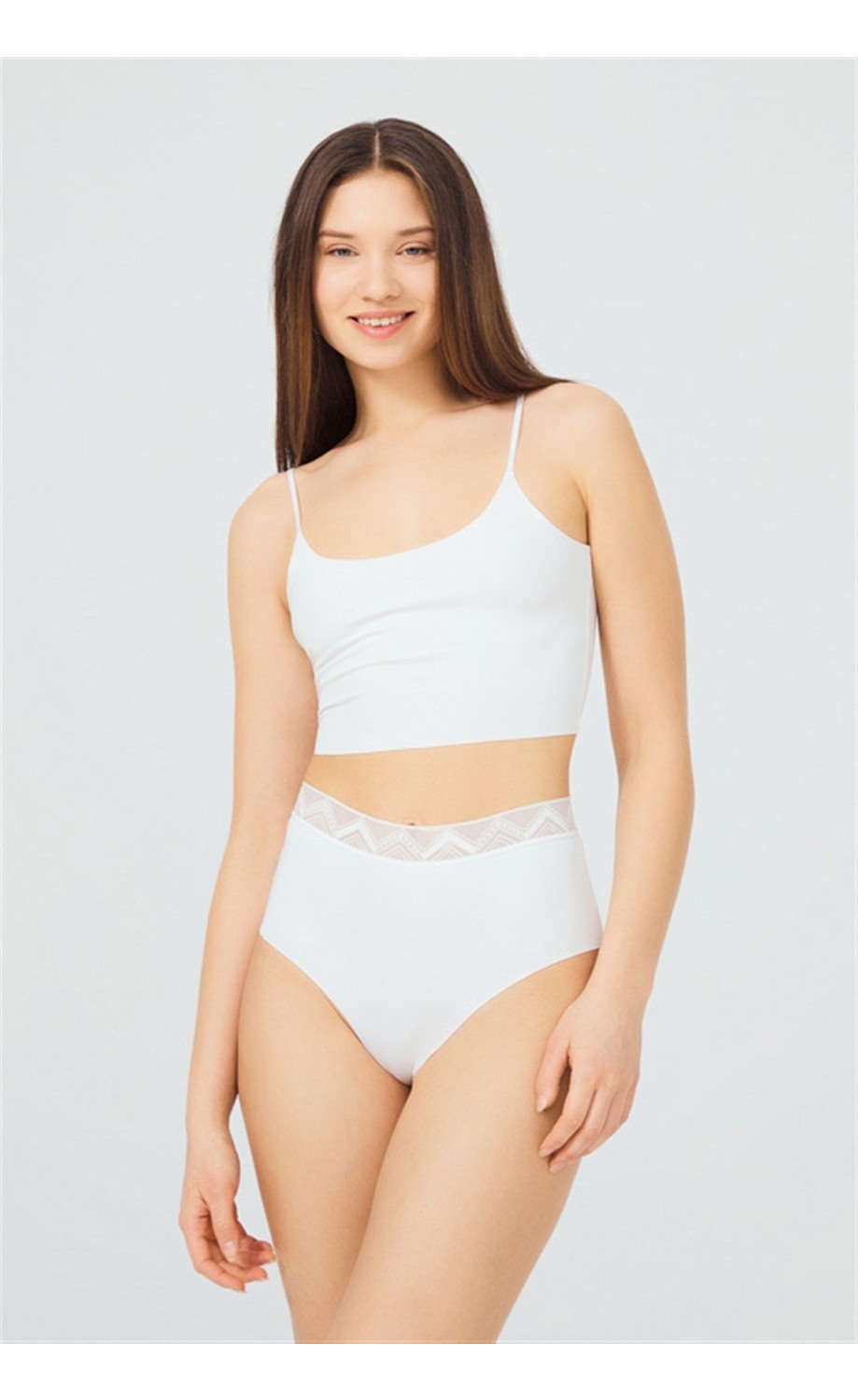 Cottonhill Basic Yüksek Bel Lazer Kesim Bikini Külot 3'lü Paket - 3 görsel 3