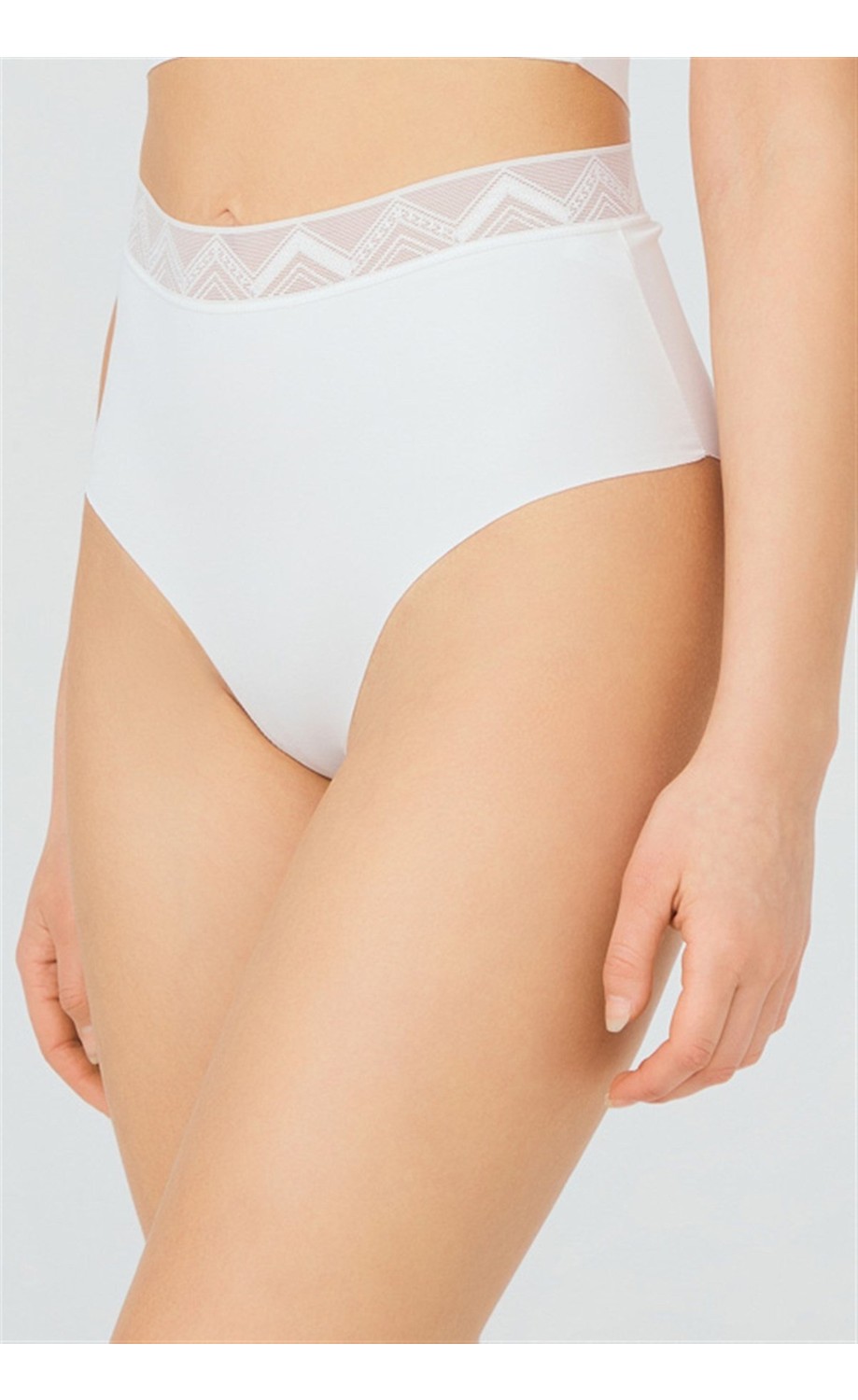 Cottonhill Basic Yüksek Bel Lazer Kesim Bikini Külot 3'lü Paket - 3 görsel 4