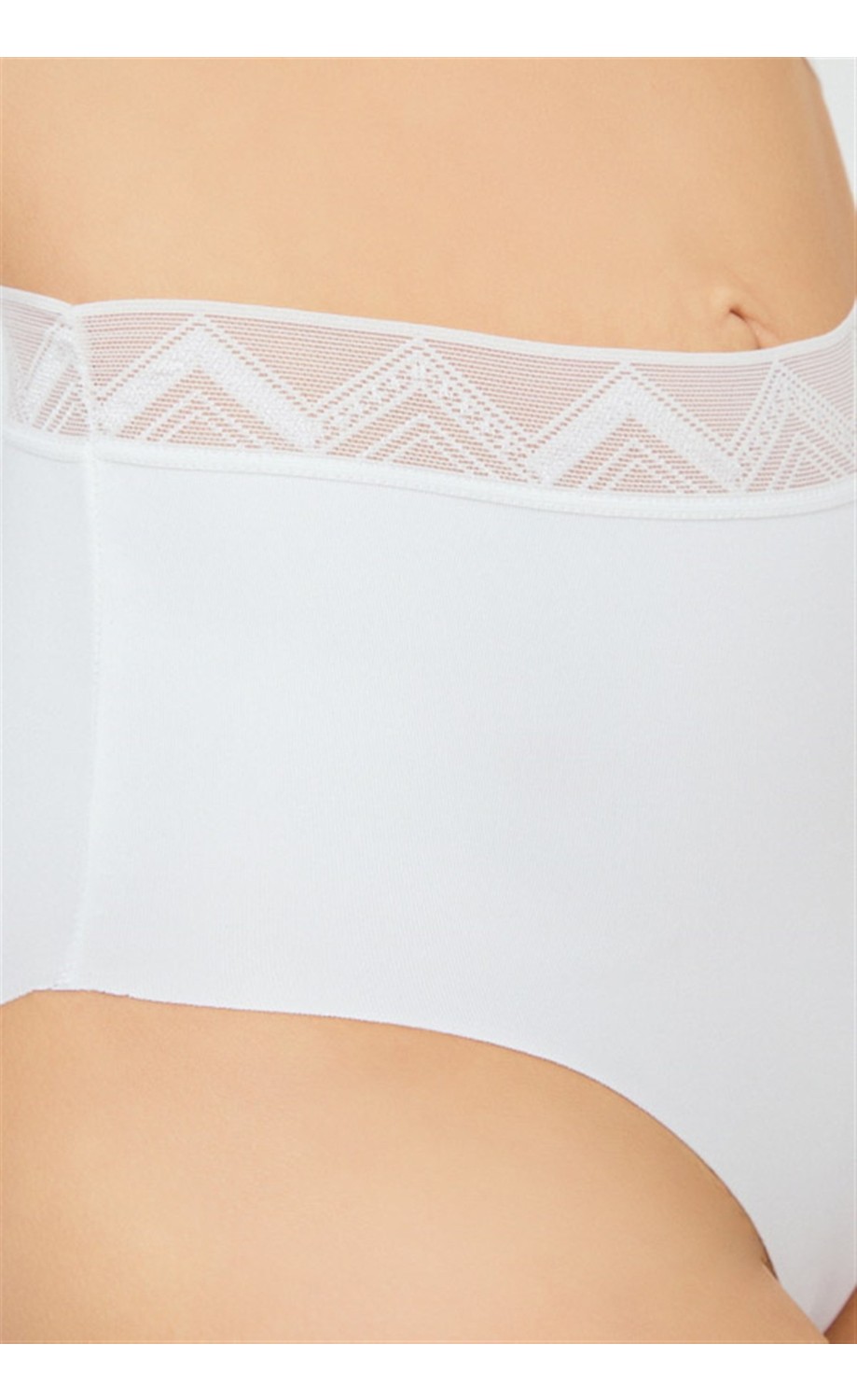 Cottonhill Basic Yüksek Bel Lazer Kesim Bikini Külot 3'lü Paket - 3 görsel 5