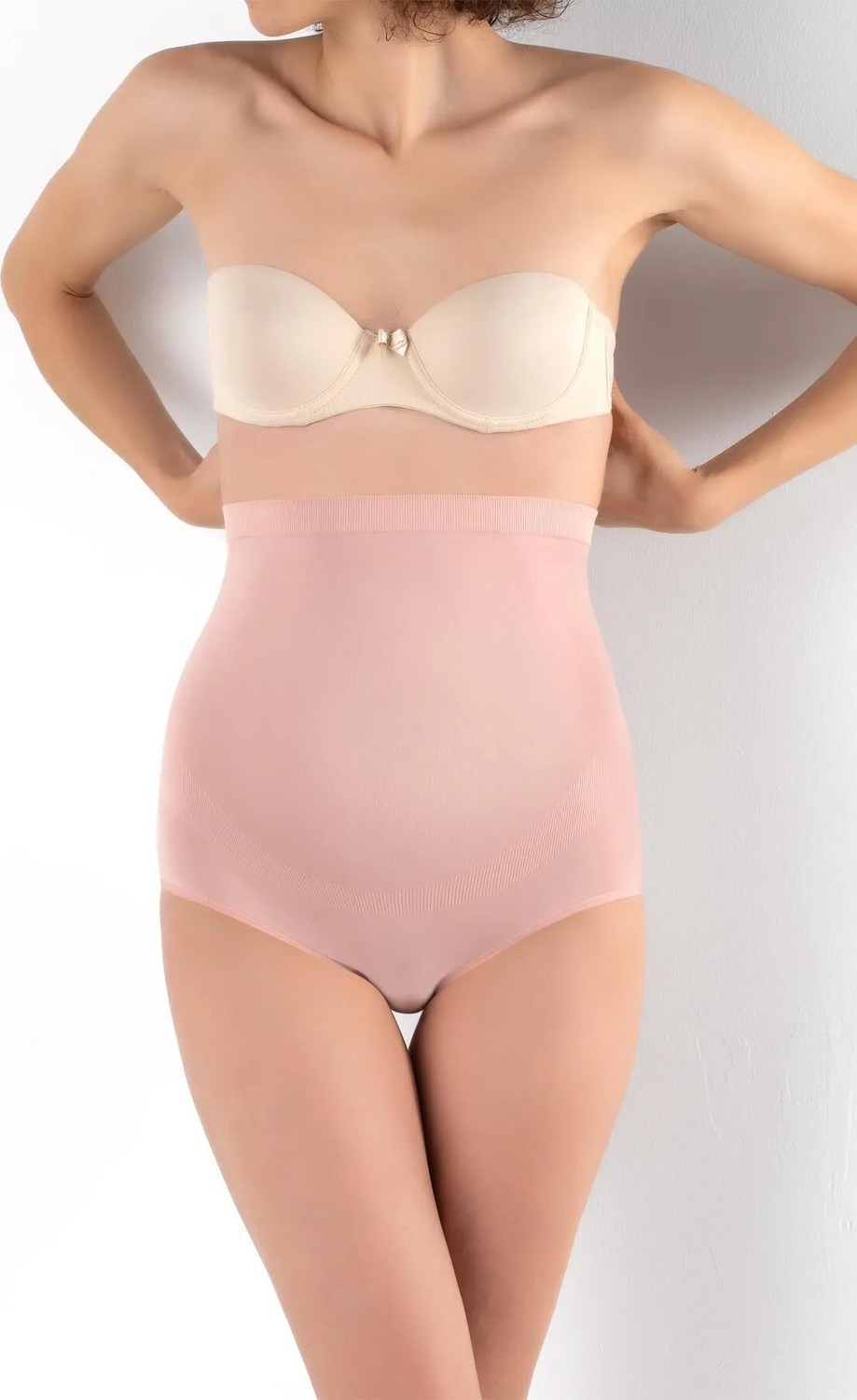 Kanz Yüksek Bel Çıtçıtlı Hamile Slip %92 Polyamid Esnek Kumaşla Günlük Kullanım İçin Rahat görsel 8