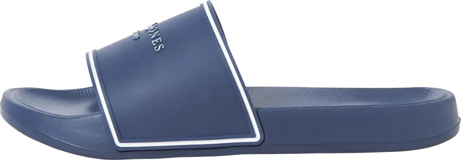 Jack & Jones Erkek Jfwartıllery Logo Detaylı Havuz ve Plaj Terliği 12292042 Lacivert görsel 2