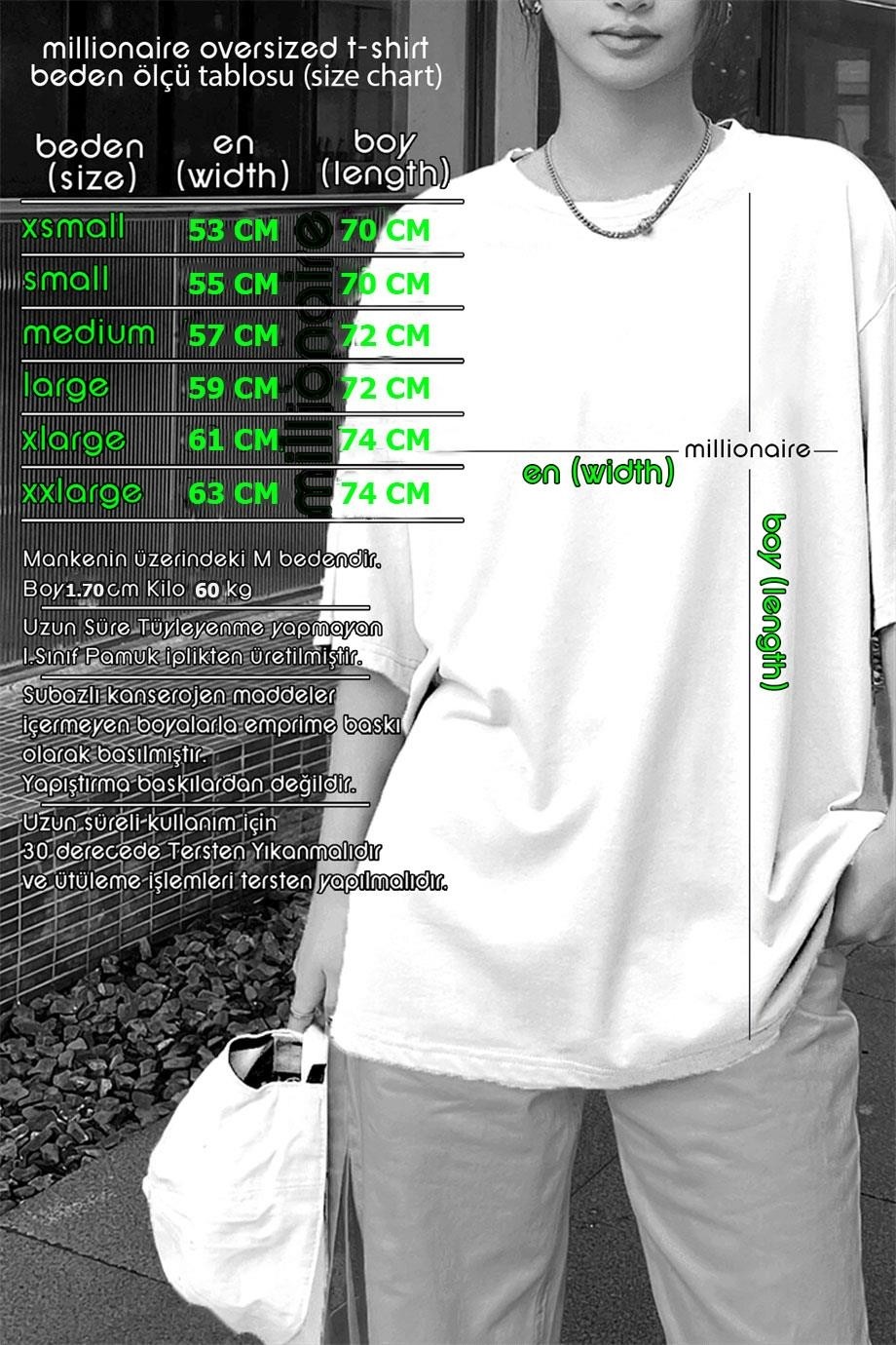 Teenage Millionaire Kadın Oversize Salas T-Shirt Füme Renk Truvakar Kol Günlük Stil Örme görsel 4