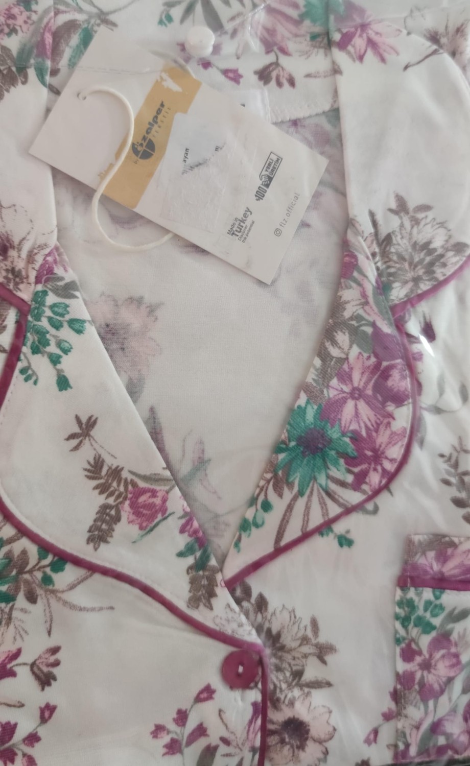 Dowry Flz 88-471 Kısa Kollu Bayan Pijama Takımı görsel 4