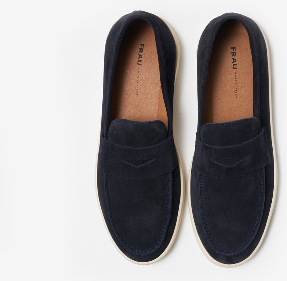 Frau Slip-Ons Erkek Klasik Ayakkabı 24B4 Frau Slıp-Ons With Saddle Detail görsel 5