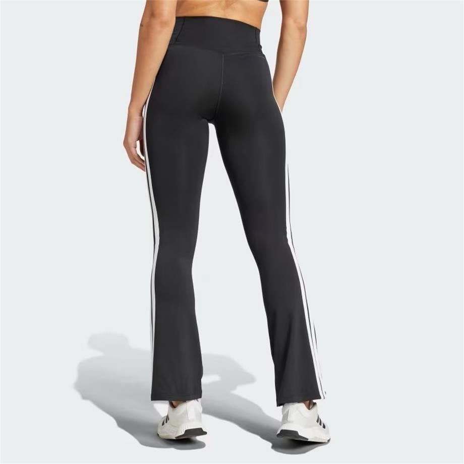 adidas Optime Essentials 3-Stripes Flared Tayt JD6544 görsel 4