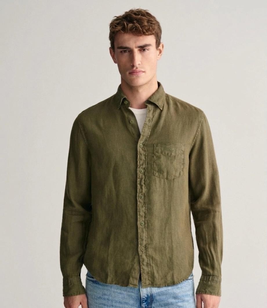 Gant Keten Slim Fit Gömlek