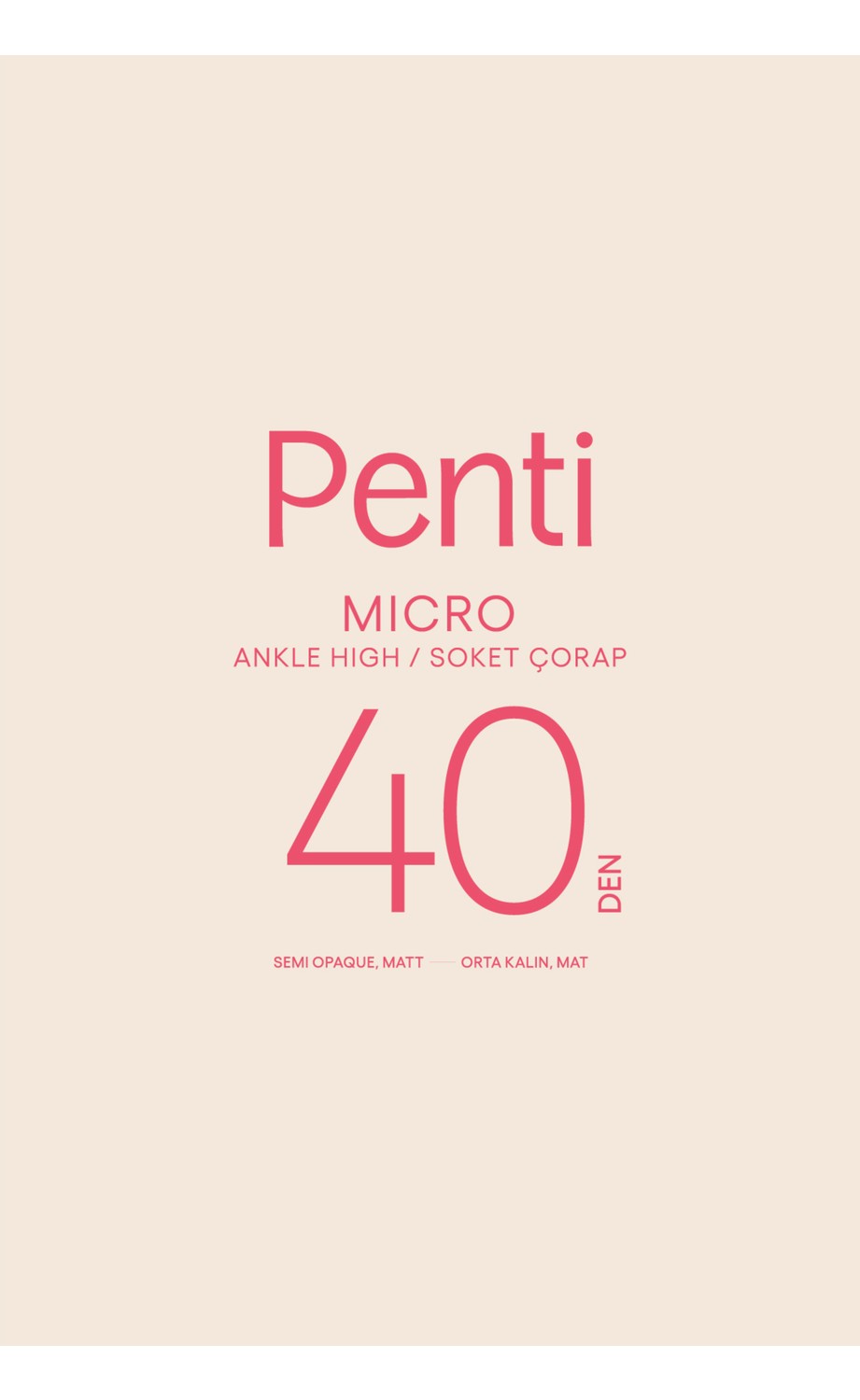 Penti Micro 40 Soket Çorap görsel 4