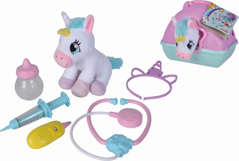 Dorasan Vet Case With Plush Unicorn görsel 2