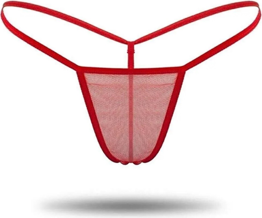 Kadın 3'lü Transparan Tül String BC1304 görsel 2