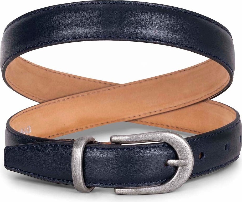 BloominBag Bloom In Still Kadın Hakiki Deri Kemer - Navy Plain görsel 4