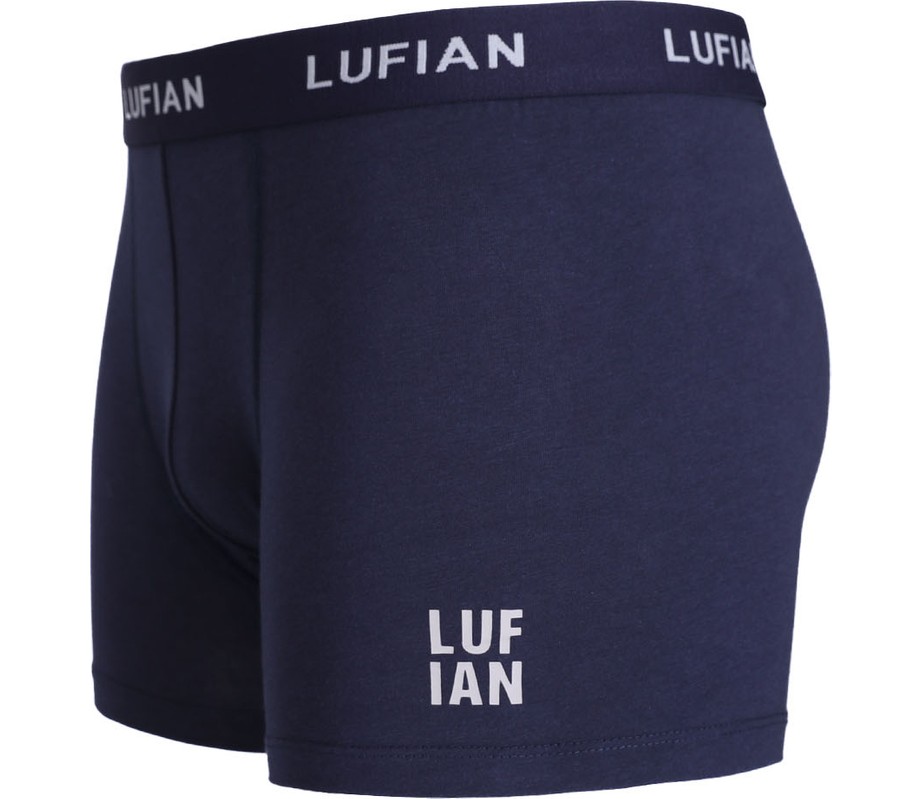 Lufian Darcy Erkek Pamuklu Boxer Siyah görsel 4