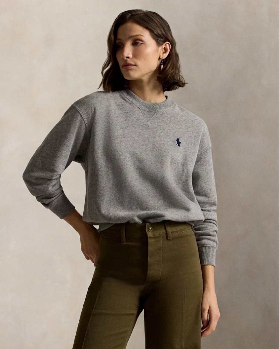 Polo Ralph Lauren Bisiklet Yaka Kadın Sweatshirt