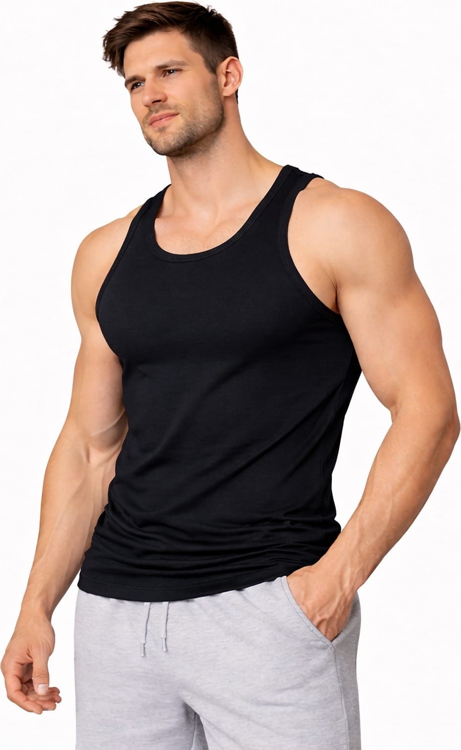 Castellotex Erkek Slim Fit Atlet görsel 7