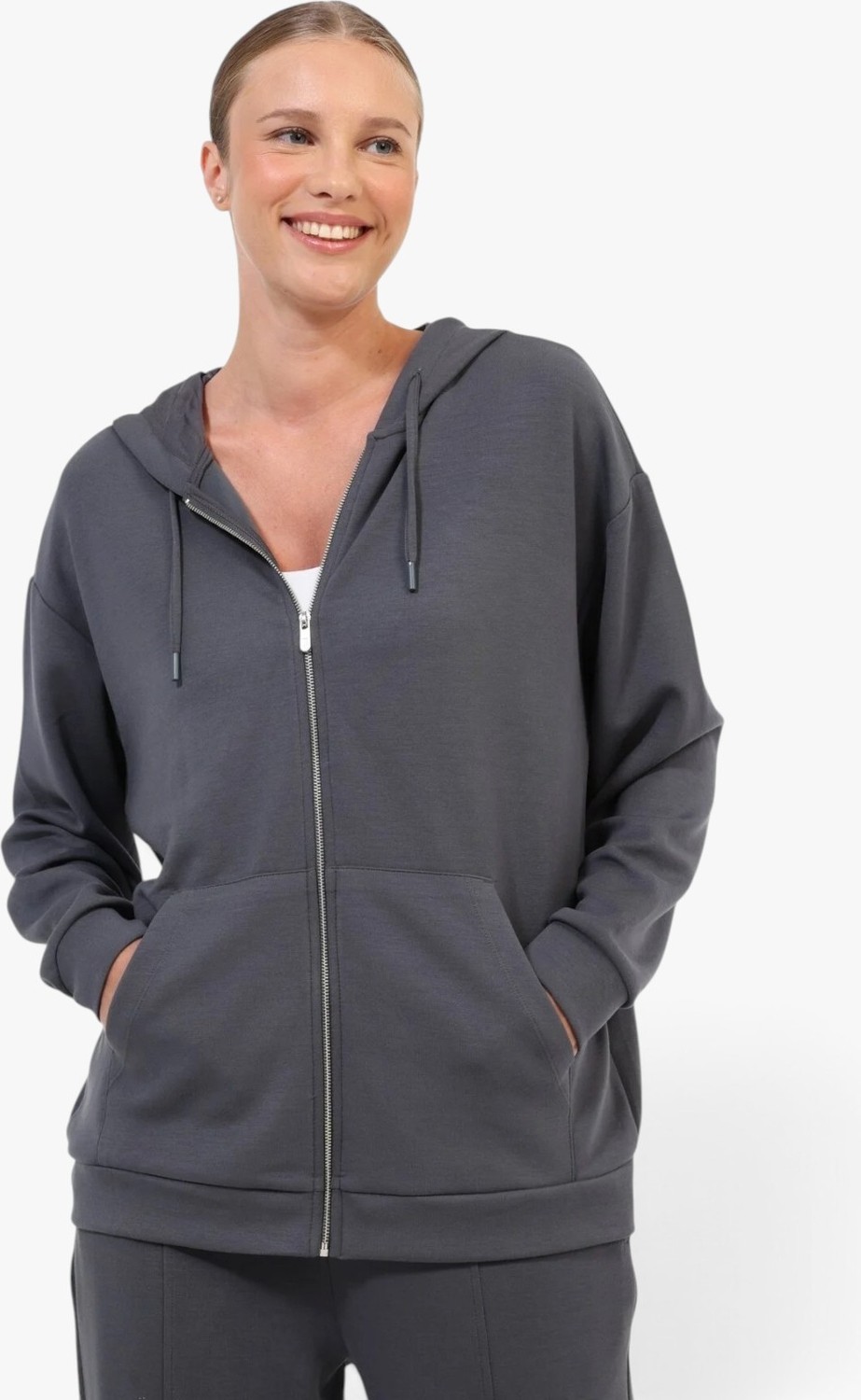 Lumberjack 6W Wb Carla-H Gınsen 6pr Kadın Antrasit Sweatshirt - 102707682 görsel 2