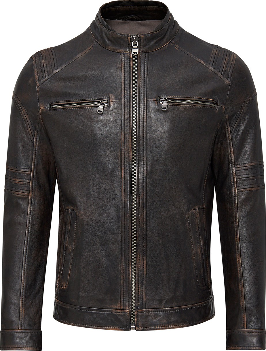 Derimod Kobe Erkek Bronz Deri Ceket 24WGF6546R4