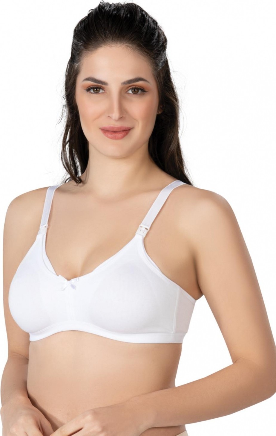 Marsilyan - Beyaz Mı Emay 1421 Modal Cotton Emzirme Sütyen görsel 2